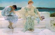 Alma Tadema  Ask Me No More oil painting on canvas
